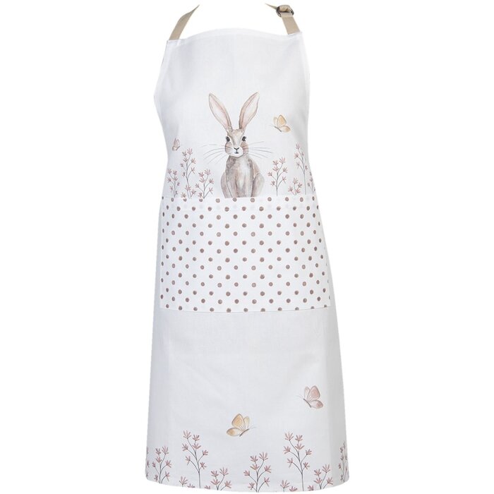 Grembiule da cucina 70x85 cm beige REB41
