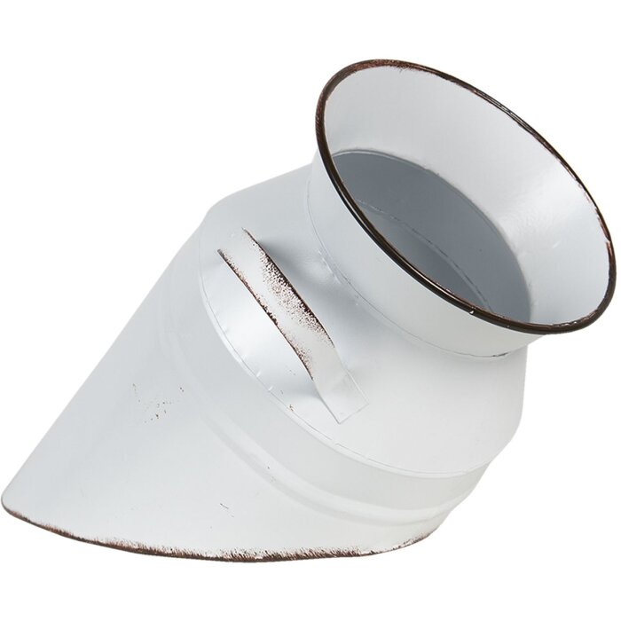 Decorazione Barattolo di latte ø 17x30 cm bianco 6y3726w