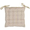 Cuscino per sedia con schiuma 40x40 cm beige LEL29
