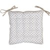 Cuscino per sedia con schiuma 40x40 cm beige REB29