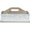 Contenitore con scomparti 28x13x18 cm marrone 6H1968