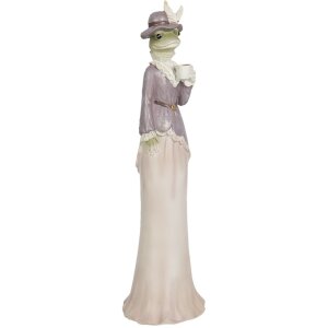 Decorazione Ragazza rana 7x7x32 cm multicolore 6PR3188