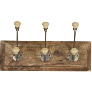 Appendiabiti 30x7x10 cm marrone 6H1959