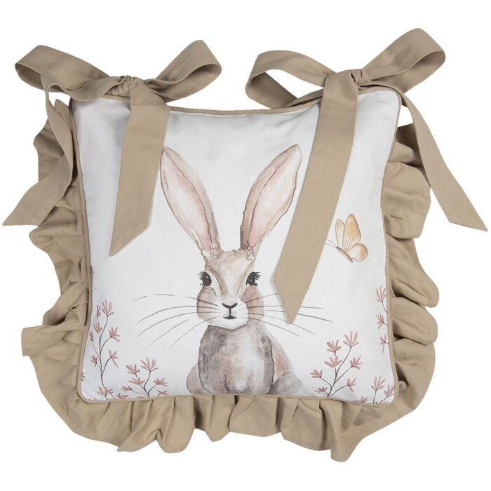 Copricuscino per sedia 40x40 cm beige REB25
