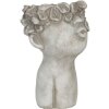 Vaso da fiori 17x17x25 cm grigio 6te0327l