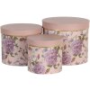 Cappelliera (set di 3) ø 20x17 - ø 17x15 - ø 14x13 cm rosa 64742