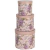 Cappelliera (set di 3) ø 20x17 - ø 17x15 - ø 14x13 cm rosa 64742