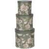 Cappelliera (set di 3) Ø 20x17 - Ø 17x15 - Ø 14x13 cm verde 64743