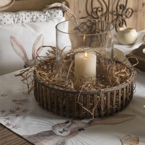 Tovaglia 100x100 cm beige REB01