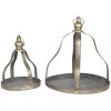 Ciotola decorativa (2 pezzi) Ø 29x31 - Ø 18x24 cm oro 6Y4183