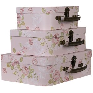 Valigia di decorazione (set di 3) 30x21x9-25x18x9-20x16x8...