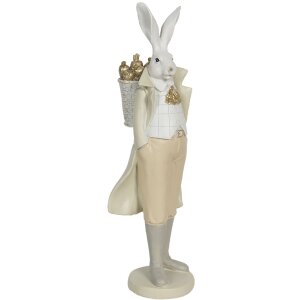 Decorazione coniglio ragazzo 11x10x37 cm multicolore 6PR3176