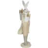 Decorazione coniglio ragazzo 11x10x37 cm multicolore 6PR3176