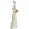 Clayre & Eef 6PR3177 Decorazione coniglio bambina 11x10x37 cm multicolore