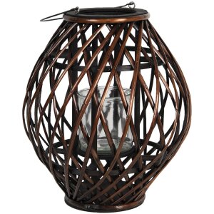 Lanterna Ø 34x41 cm marrone 6RO0490