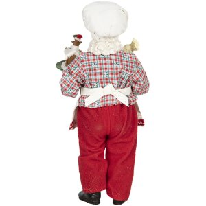 Decorazione Babbo Natale 13x10x28 cm multicolore 64648