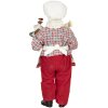 Decorazione Babbo Natale 13x10x28 cm multicolore 64648