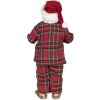 Decorazione Babbo Natale 14x10x28 cm multicolore 64650