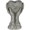 Vaso da fiori 19x13x34 cm grigio 6TE0318L