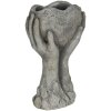 Vaso da fiori 19x13x34 cm grigio 6TE0318L