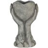 Vaso da fiori 19x13x34 cm grigio 6TE0318L