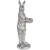 Decorazione Coniglio 13x11x33 cm argento 6PR3092ZI
