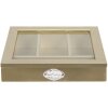 Vassoio portaposate 30x30x8 cm oro 6H1583GO