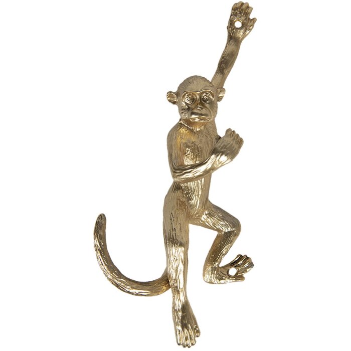 Gancio a muro 8x6x19 cm oro 6y4168