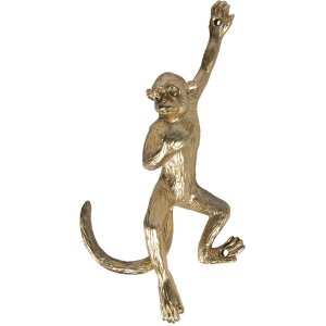 Gancio a muro 8x6x19 cm oro 6y4168