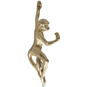 Gancio a muro 8x6x19 cm oro 6y4168