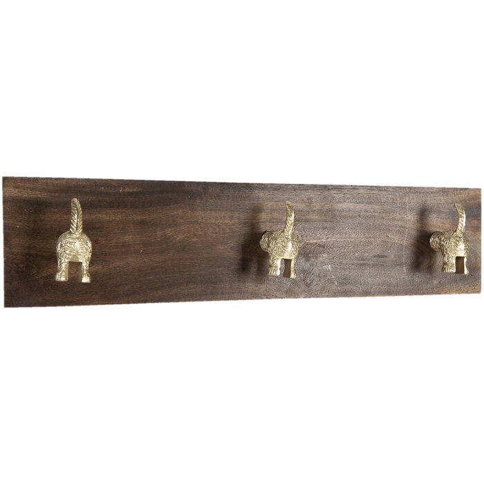 Appendiabiti 44x8x10 cm marrone 6H1960
