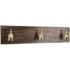 Appendiabiti 44x8x10 cm marrone 6H1960