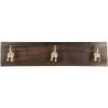 Appendiabiti 44x8x10 cm marrone 6H1960