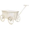Vaso da fiori 29x16x16 cm bianco 6Y4191