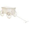 Vaso da fiori 29x16x16 cm bianco 6Y4191