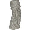 Vaso da fiori 16x15x38 cm grigio 6TE0326L