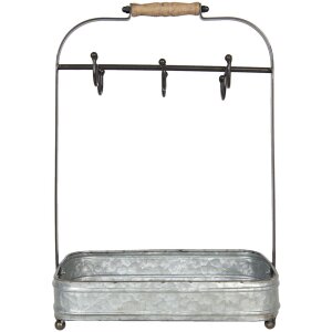 Portabicchieri 32x20x44 cm grigio 6Y4186