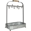 Portabicchieri 32x20x44 cm grigio 6Y4186