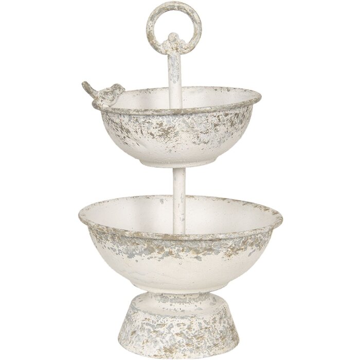 Etagere Ø 22x36 cm bianco 6Y4216