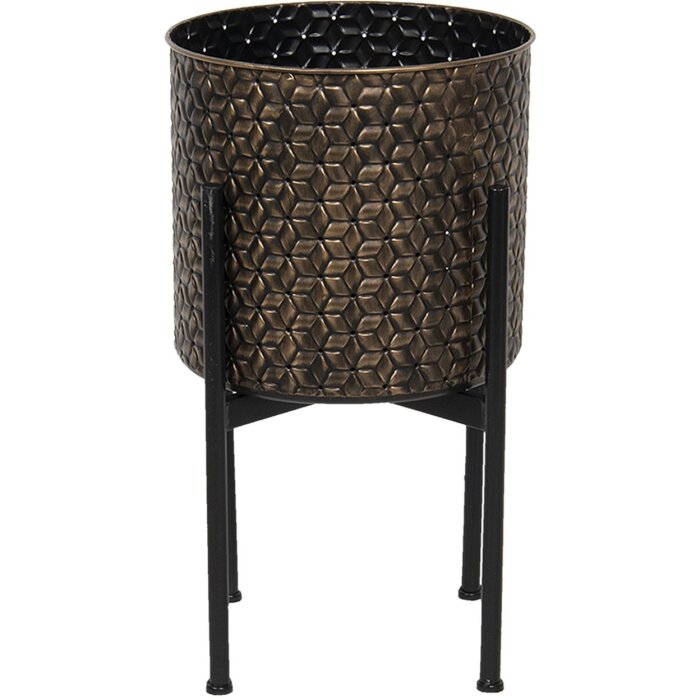 Vaso da fiori Ø 27x51 cm marrone 6Y4232