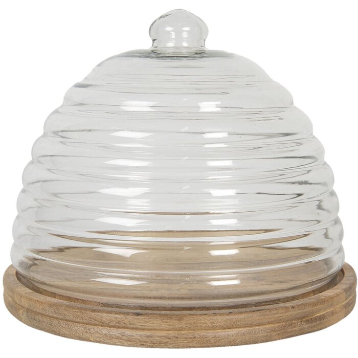 Campana di vetro Ø 32x28 cm trasparente 6GL2868