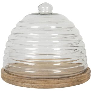 Campana di vetro Ø 32x28 cm trasparente 6GL2868