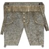 Pantaloni porta piante (2 pezzi) 28x15x30-50 - 23x12x24-43 cm grigio 6Y4184