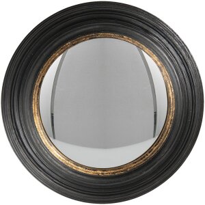 Specchio Ø 38x4 cm nero 62S202