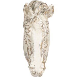 Decorazione Cavallo 32x16x45 cm bianco 6pr3052