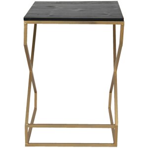 Tavolino 40x40x55 cm oro 50464