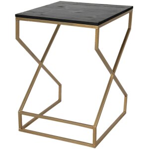 Tavolino 40x40x55 cm oro 50464