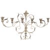 Portacandele da parete 82x15x48 cm beige 50416