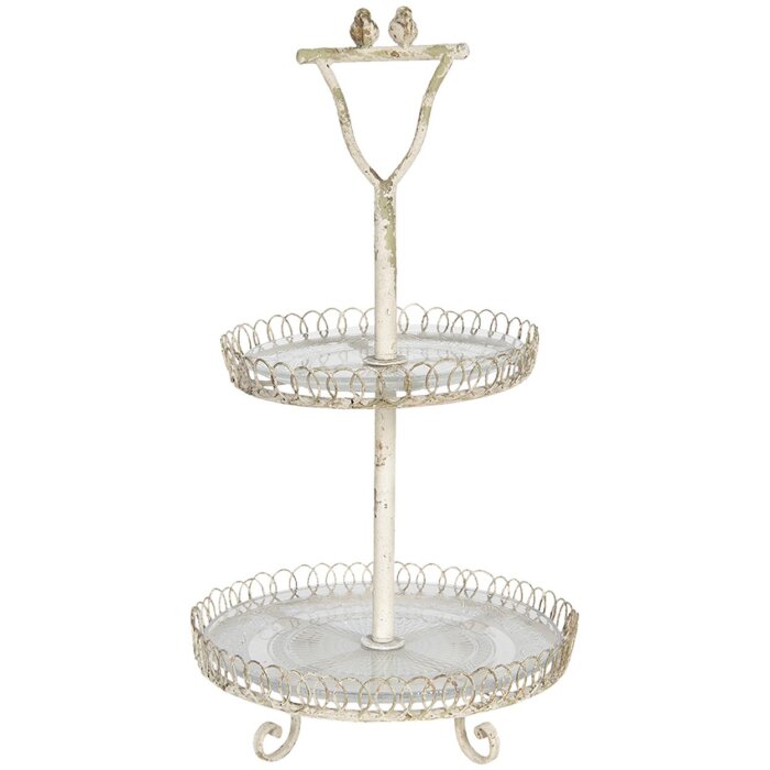 Etagere Ø 36x65 cm bianco 5Y0728