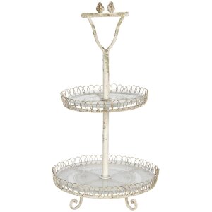 Etagere Ø 36x65 cm bianco 5Y0728